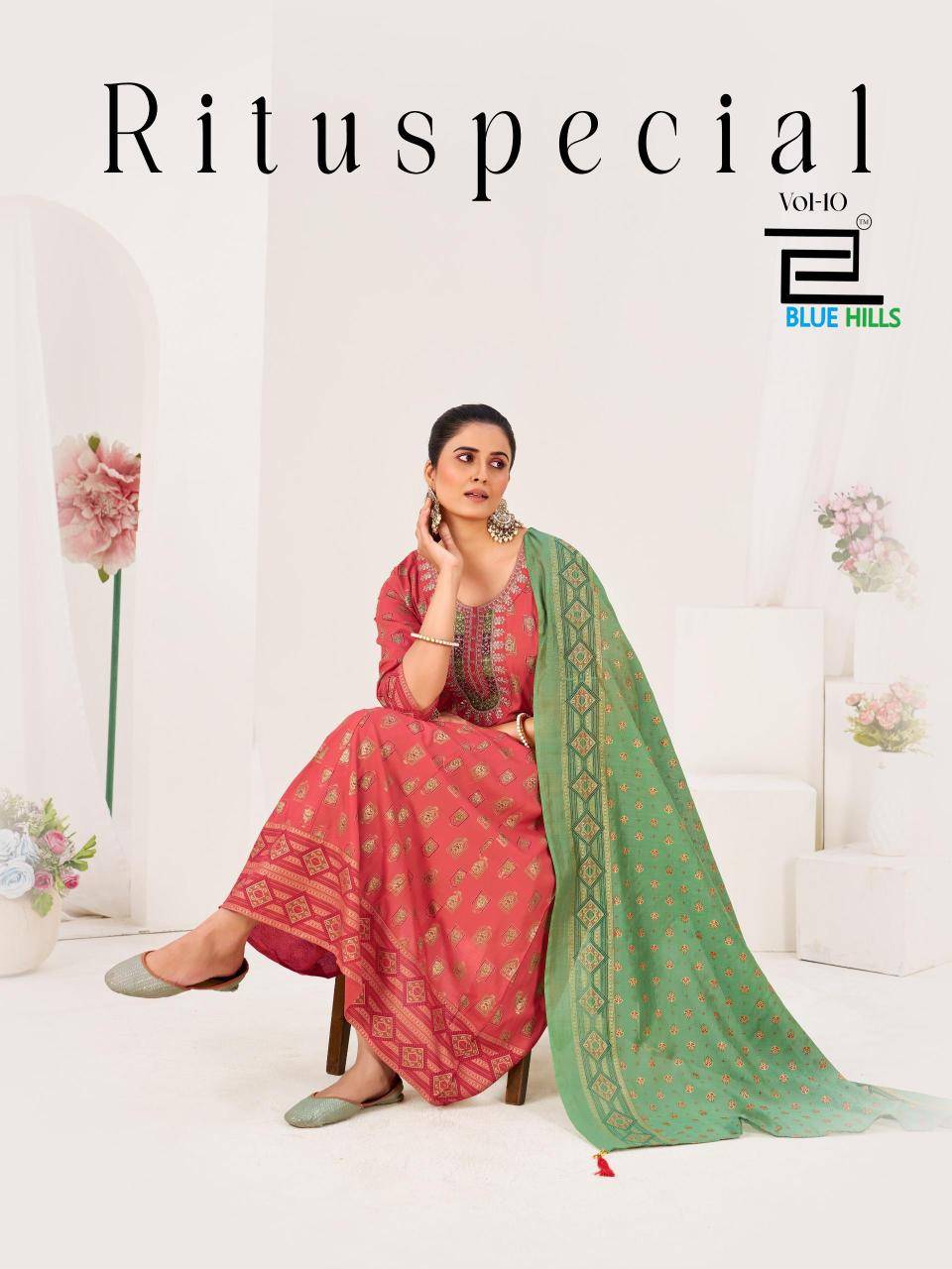 Blue hills ritu special vol-10 Kurti manufacturers in Mumbai